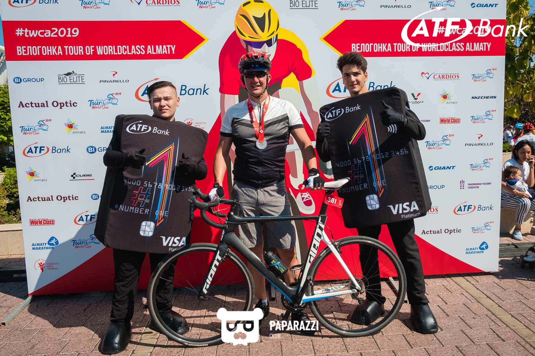 АТФБанк на велогонке "Tour of World Class Almaty" Алматы 18.08.2019 АТФБанк на велогонке "Tour of World Class Almaty"