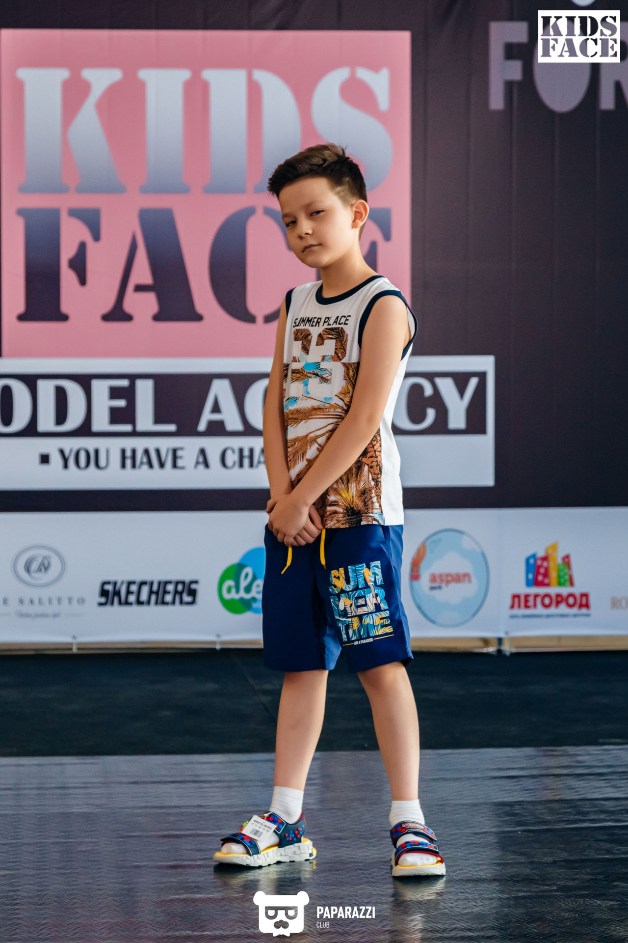 Детский показ летней коллекции от модельного агенства KIDS FACE