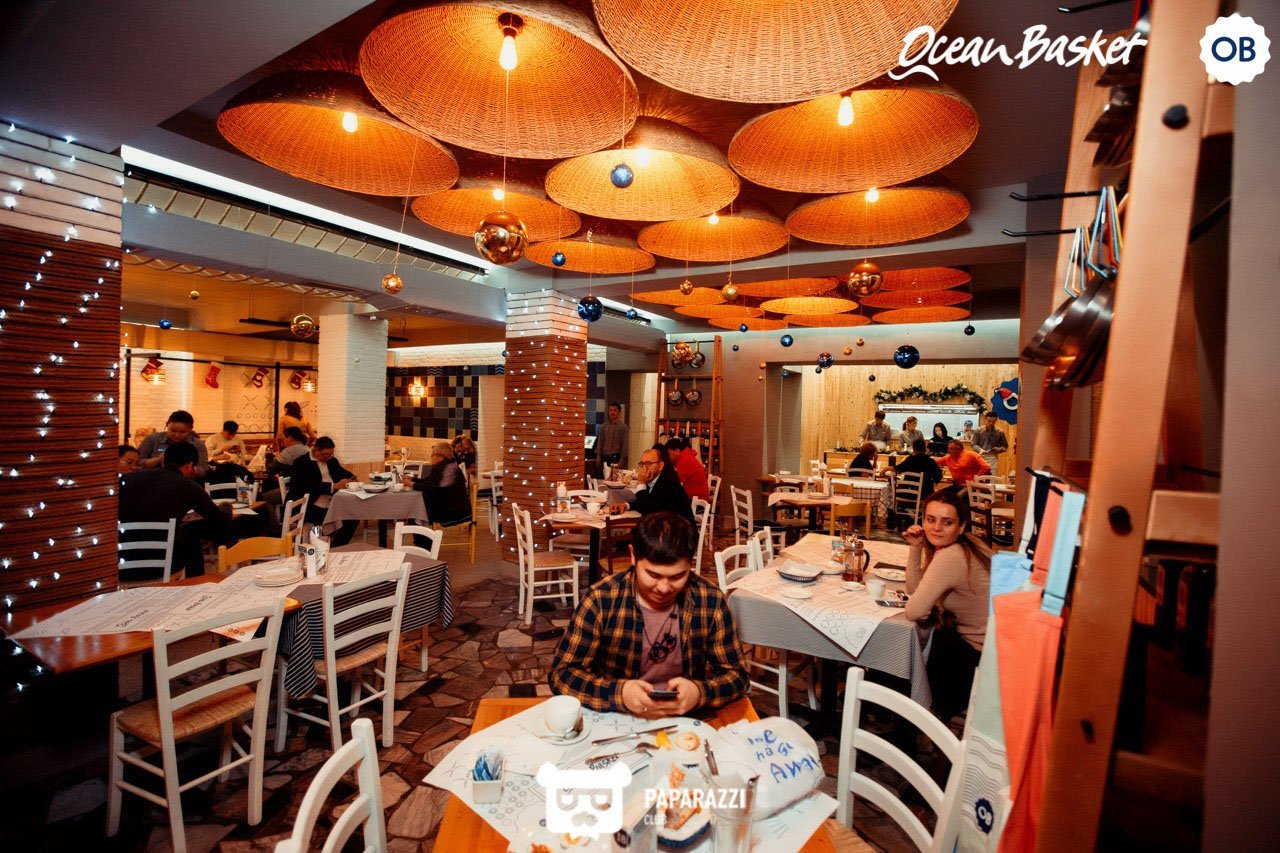 Розыгрыш призов в "Ocean Basket" Алматы 04.12.2018 Розыгрыш призов в "Ocean Basket"