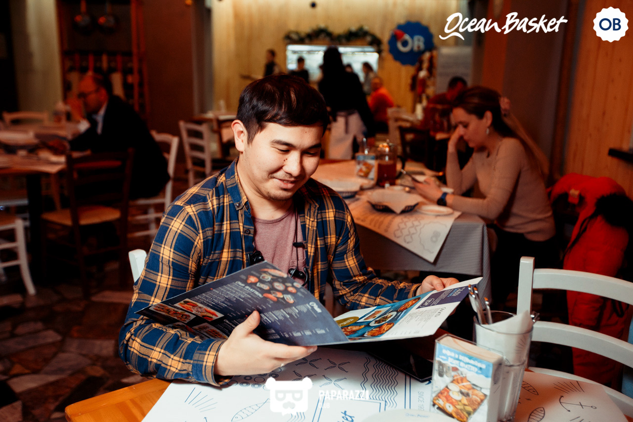 Розыгрыш призов в "Ocean Basket" Алматы 04.12.2018 Розыгрыш призов в "Ocean Basket"