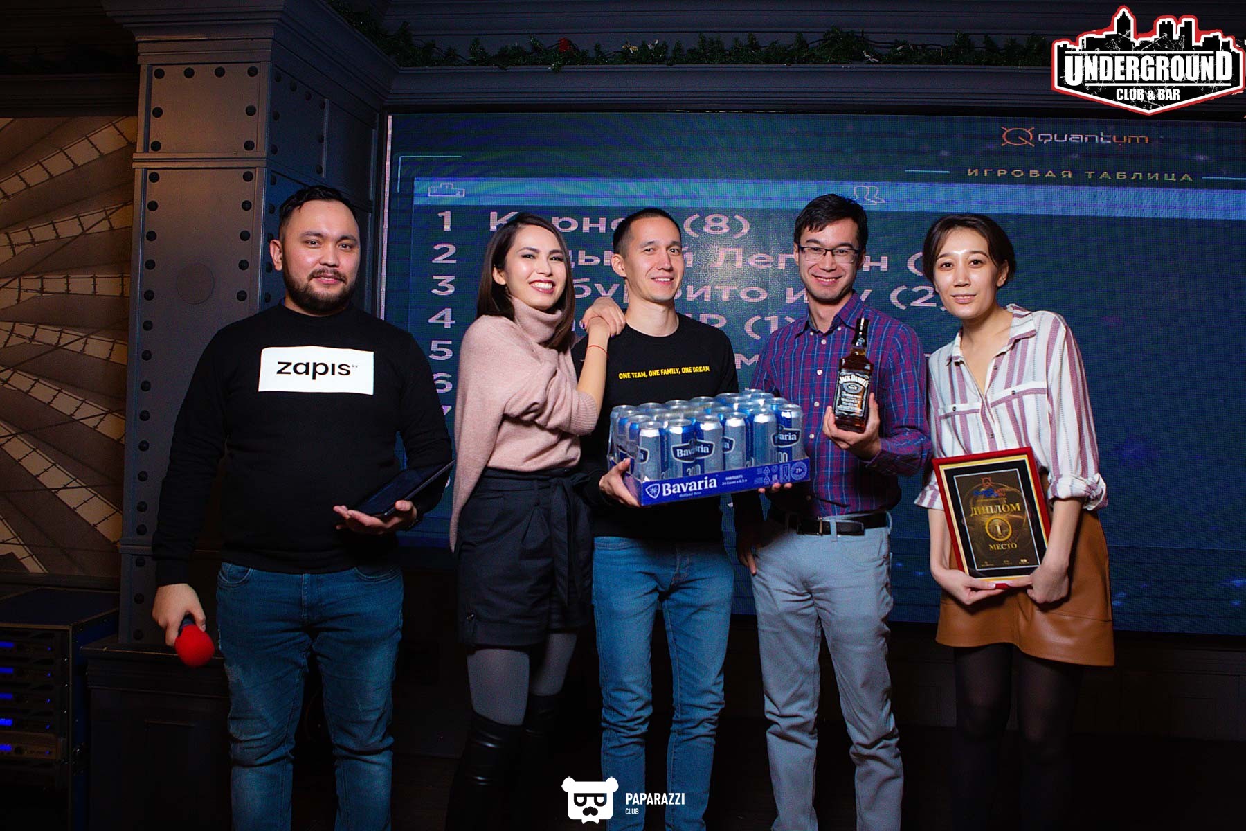 "Quantum Quiz" в UNDERGROUND Алматы 13.12.2019 "Quantum Quiz" в UNDERGROUND