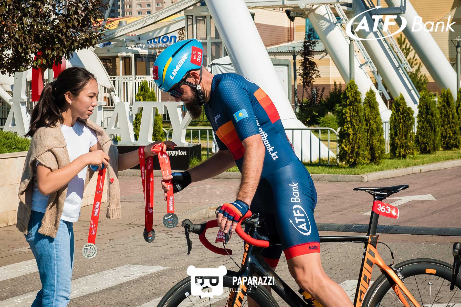 АТФБанк на велогонке "Tour of World Class Almaty" Алматы 18.08.2019 АТФБанк на велогонке "Tour of World Class Almaty"