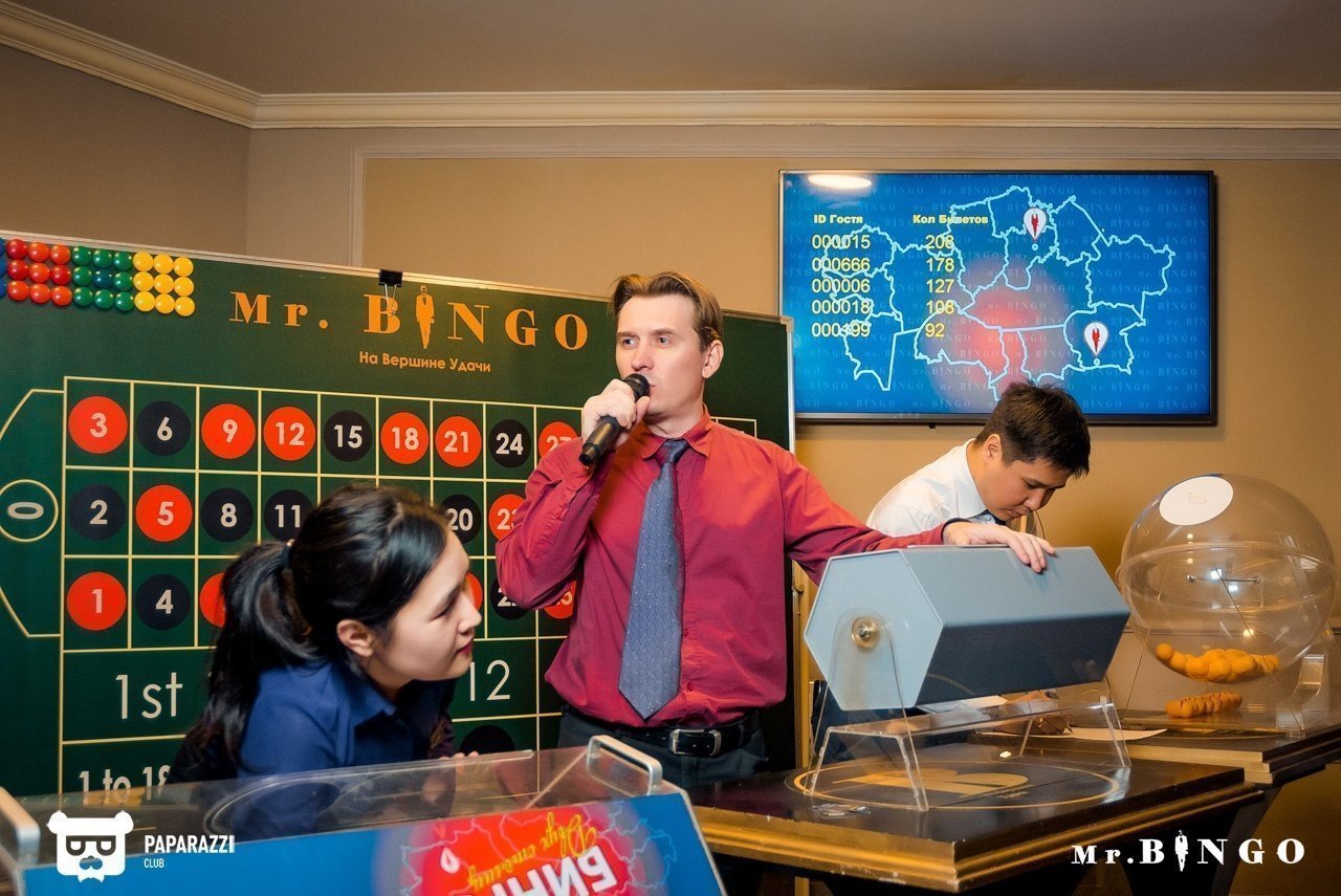 Бинго-клуб "Mr.Bingo" Алматы 28.04.2018 Бинго-клуб "Mr.Bingo"