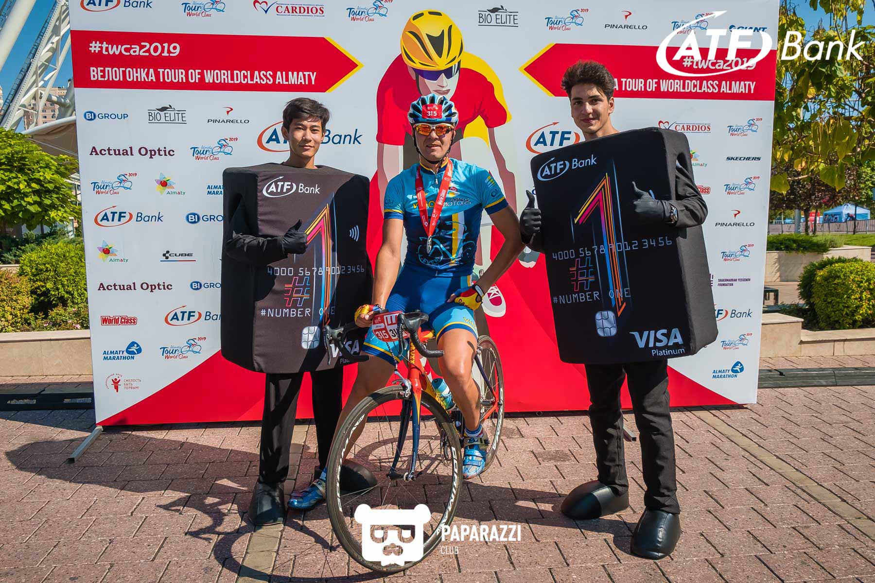 АТФБанк на велогонке "Tour of World Class Almaty" Алматы 18.08.2019 АТФБанк на велогонке "Tour of World Class Almaty"