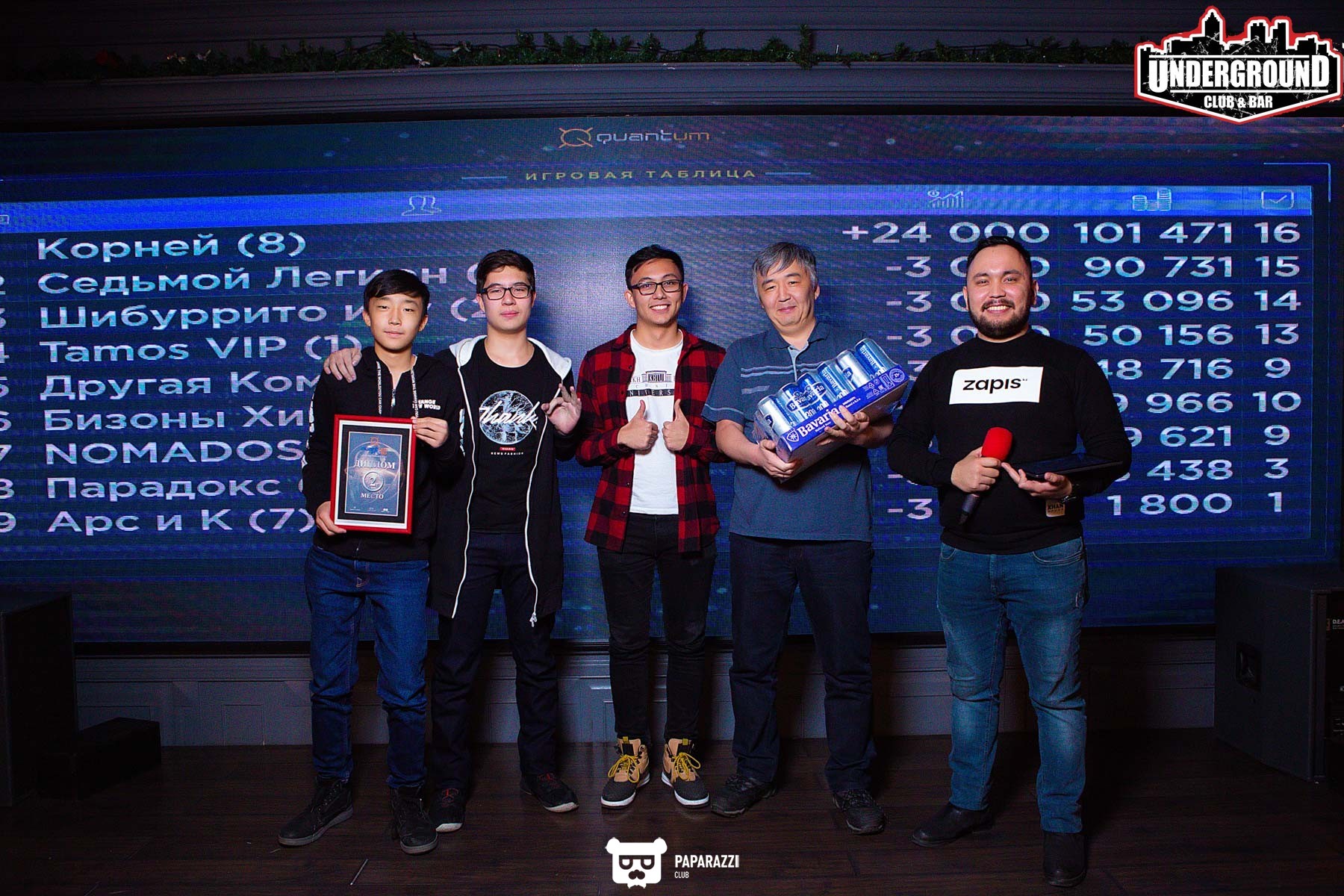 "Quantum Quiz" в UNDERGROUND Алматы 13.12.2019 "Quantum Quiz" в UNDERGROUND